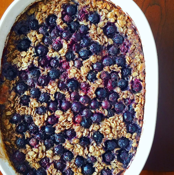 blueberry baked oatmeal