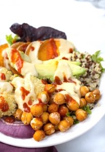 Roasted Root Vegetable Chickpea Buddha Bowl