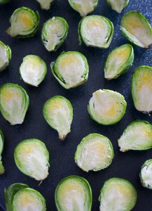 Fried Brussels Sprouts with Honey, Balsamic Vinegar + Toasted Breadcrumbs