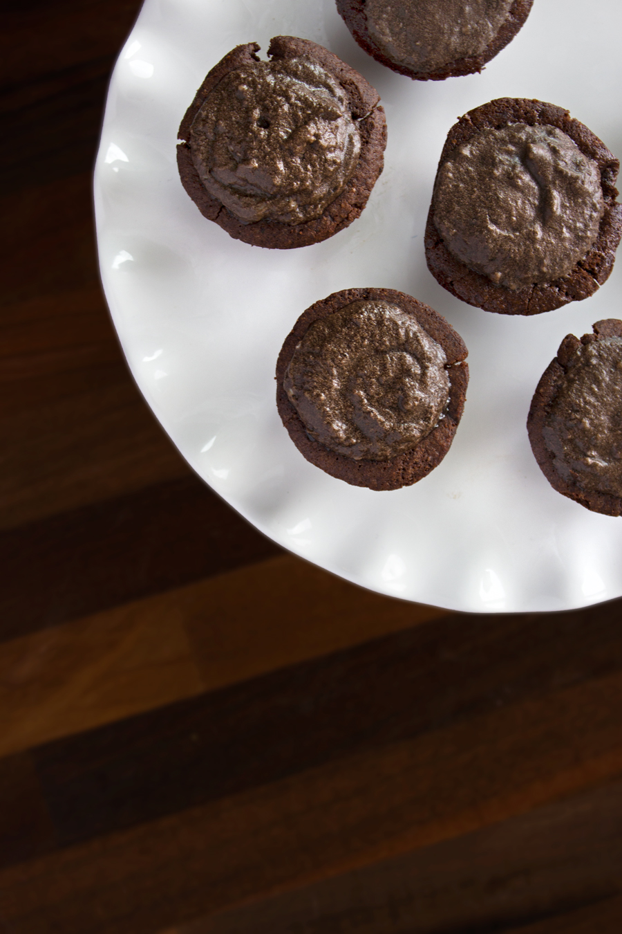 Avocado Peanut Butter Chocolate Pudding Brownie Bites