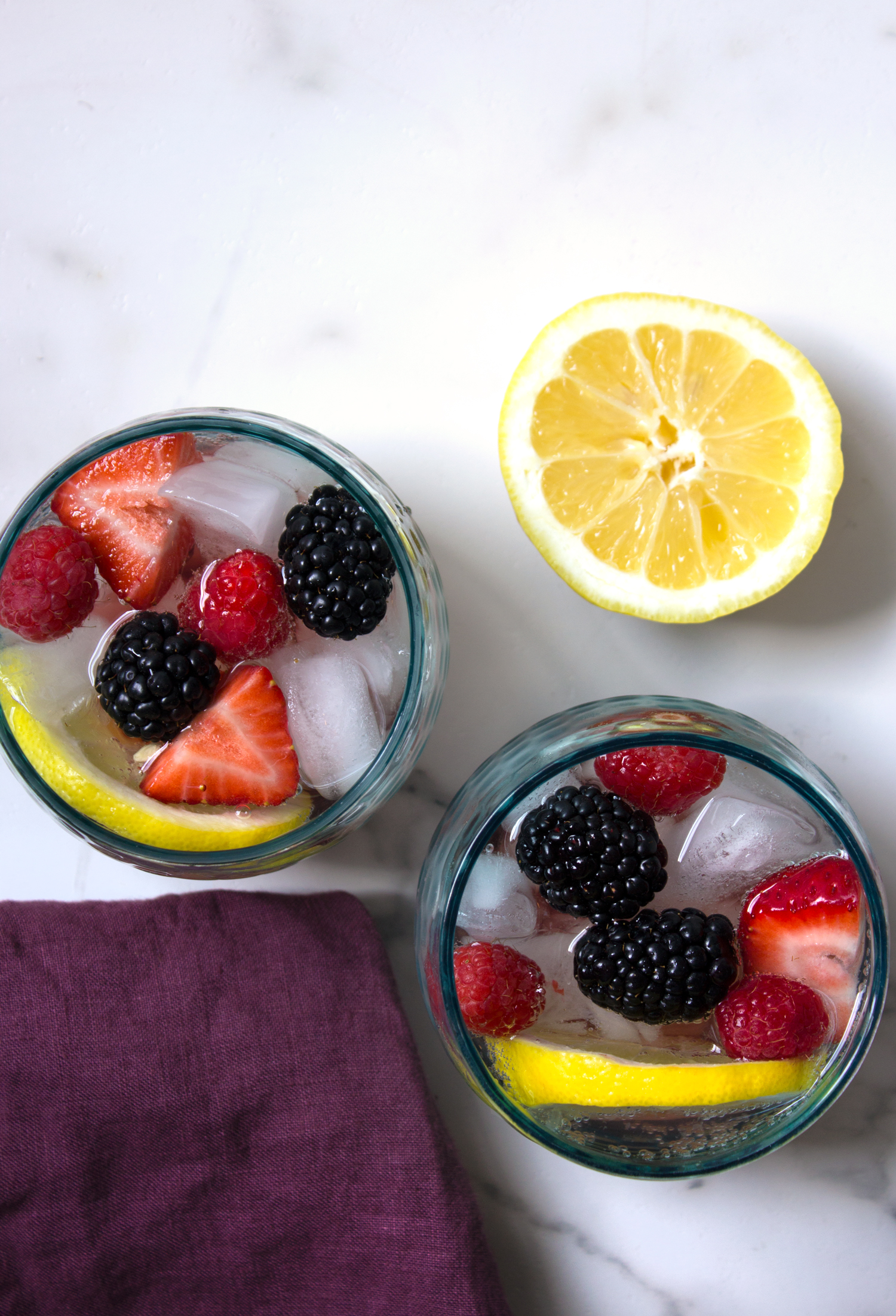 Triple Berry Lemon Agua Fresca