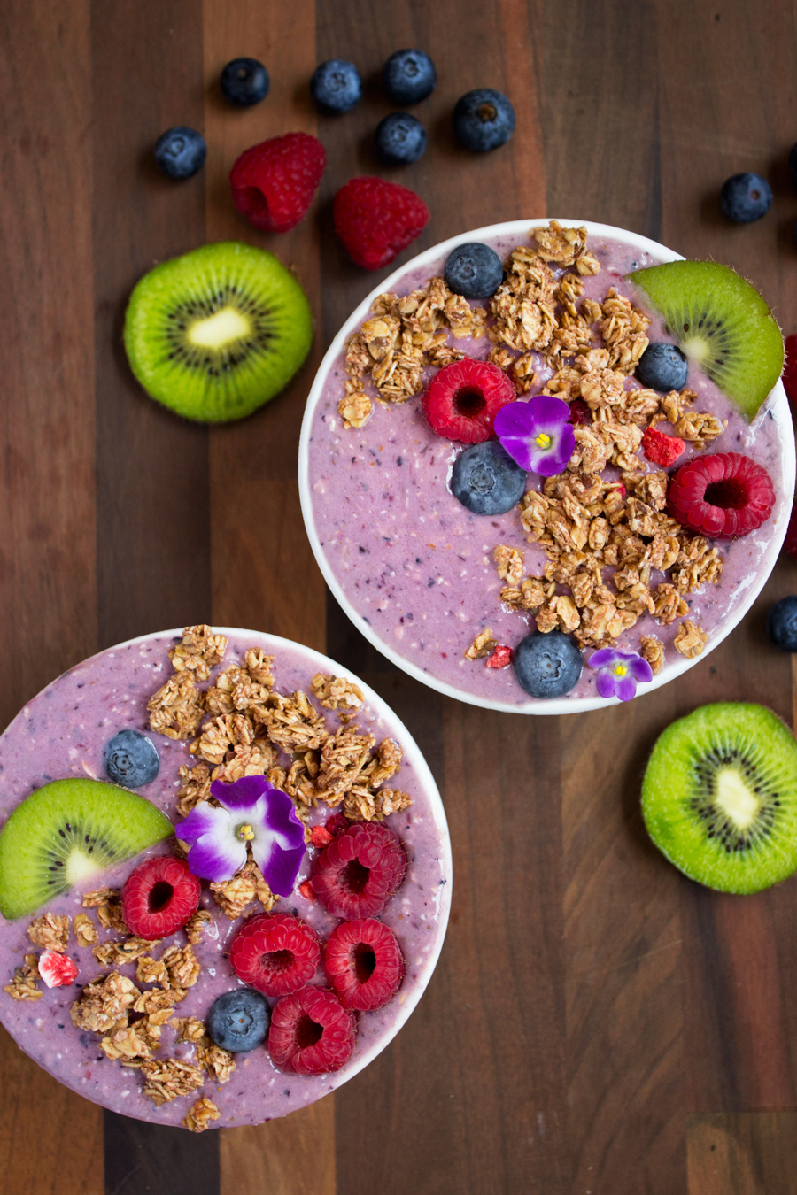 Purple Power Smoothie Bowls | Making Life Sweet with Lauren Gaskill