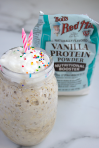 Cake Batter Overnight Oats | Making Life Sweet with Lauren Gaskill