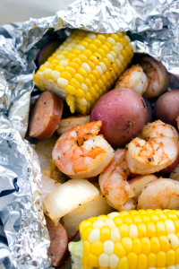 Shrimp Boil Foil Packs | Lauren Gaskill