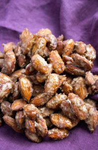 Pumpkin Spice Candied Almonds | Lauren Gaskill