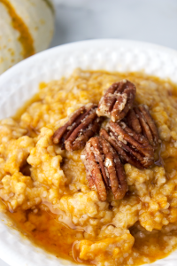 Pumpkin Pie Slow Cooker Steel Cut Oats