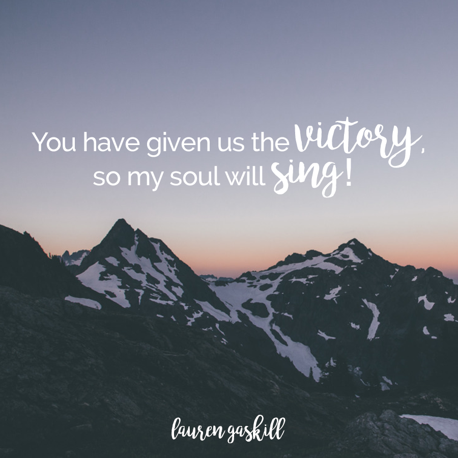 We have the victory in Christ Jesus!